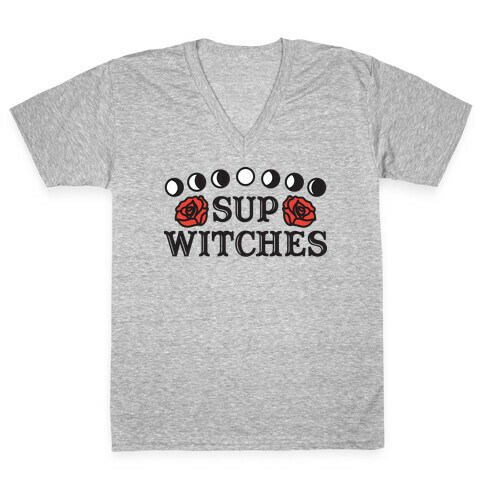 Sup Witches V-Neck Tee Shirt