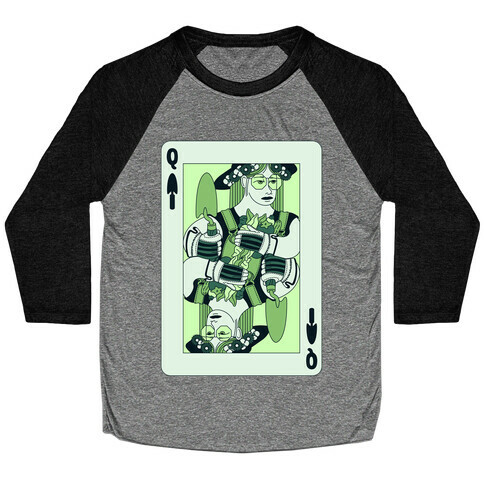 Queen Of Garden Spades Baseball Tee