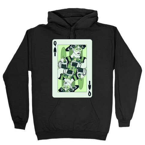 Queen Of Garden Spades Hooded Sweatshirt