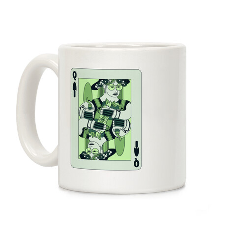 Queen Of Garden Spades Coffee Mug