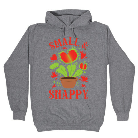 Small And Snappy Hooded Sweatshirt