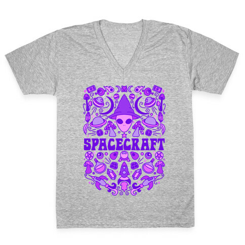 Spacecraft V-Neck Tee Shirt