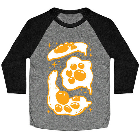 Paw Side Up Eggs Baseball Tee