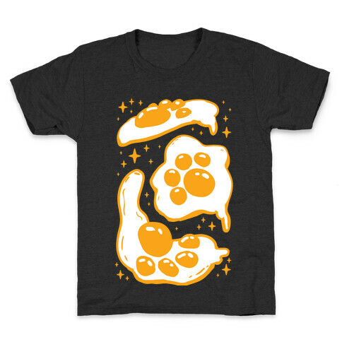 Paw Side Up Eggs Kids T-Shirt