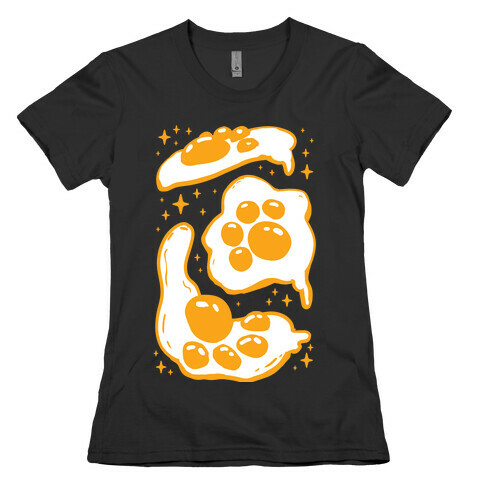 Paw Side Up Eggs Womens T-Shirt