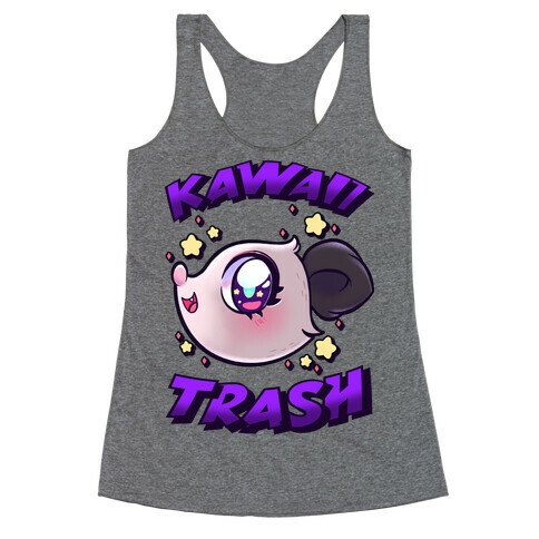 Kawaii Trash Racerback Tank Top