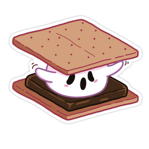 Spooky S'more Die Cut Sticker