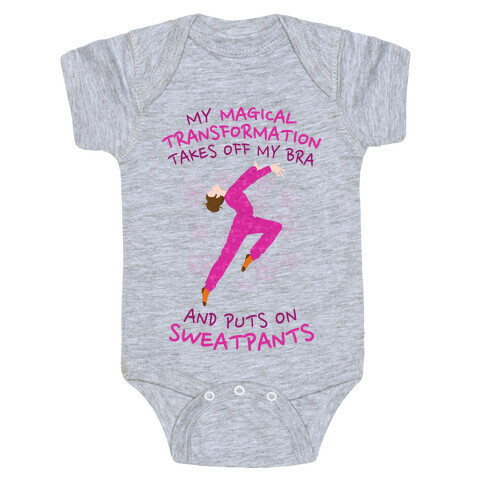 Magical Sweatpants Transformation Baby One-Piece
