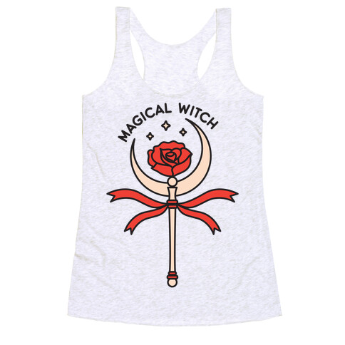 Magical Witch Wand Racerback Tank Top