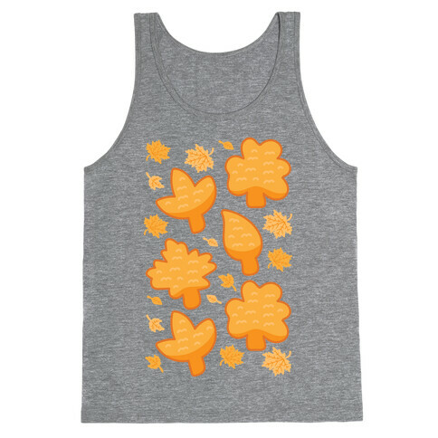 Fall Leaves Chicken Nugget Shapes Tank Top