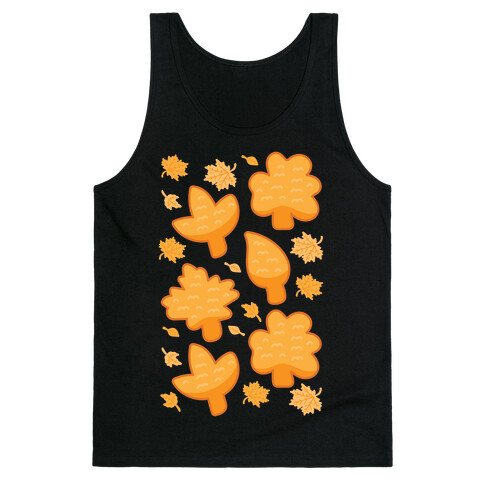 Fall Leaves Chicken Nugget Shapes Tank Top