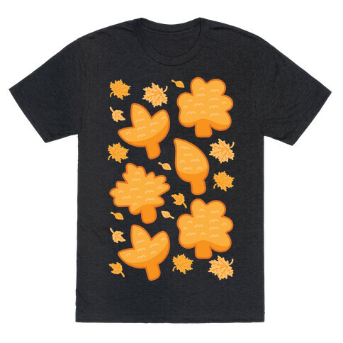 Fall Leaves Chicken Nugget Shapes T-Shirt