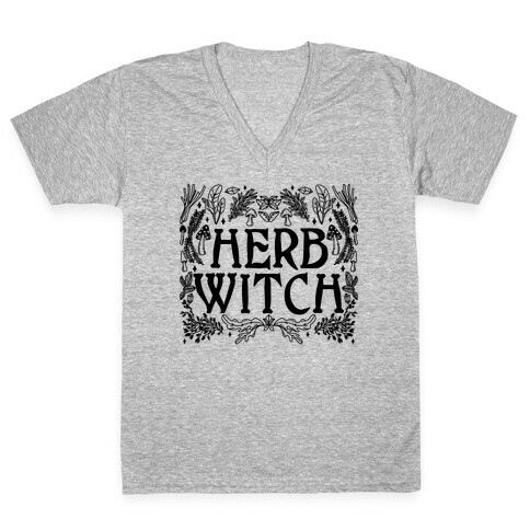 Herb Witch V-Neck Tee Shirt