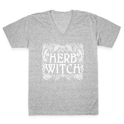Herb Witch V-Neck Tee Shirt