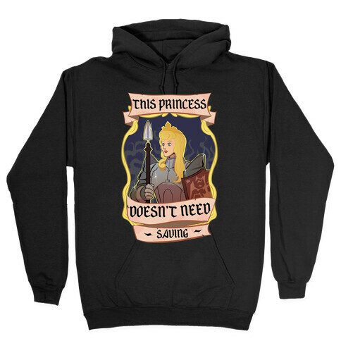 This Princess Doesn't Need Saving Sleeping Beauty Hooded Sweatshirt