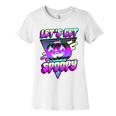 Retrowave Let's Get Spoopy Womens T-Shirt