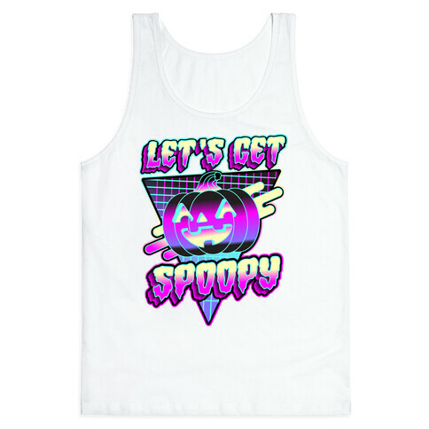 Retrowave Let's Get Spoopy Tank Top