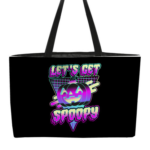 Retrowave Let's Get Spoopy Weekender Tote