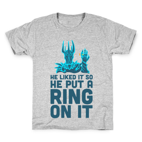 He Liked It So He Put a Ring on It! Kids T-Shirt