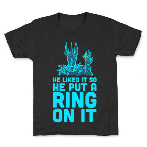 He Liked It So He Put a Ring on It! Kids T-Shirt