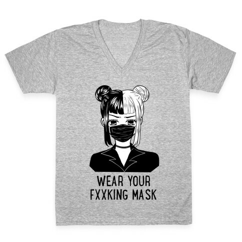 Wear Your Fxxking Mask V-Neck Tee Shirt