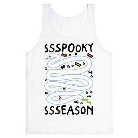 Ssspooky Ssseason Snake  Tank Top