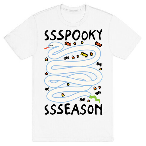 Ssspooky Ssseason Snake  T-Shirt