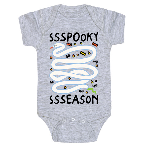 Ssspooky Ssseason Snake  Baby One-Piece