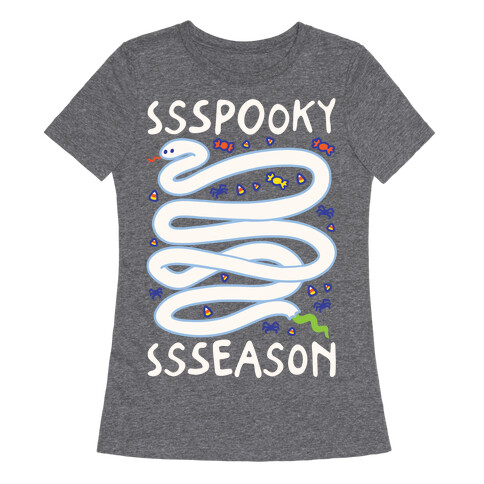 Ssspooky Ssseason Snake  Womens T-Shirt