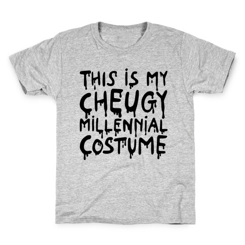 This Is My Cheugy Millennial Costume Kids T-Shirt