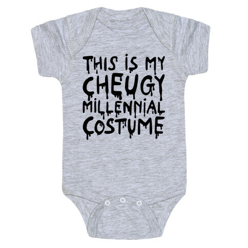 This Is My Cheugy Millennial Costume Baby One-Piece