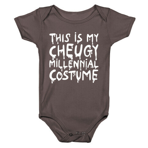 This Is My Cheugy Millennial Costume Baby One-Piece