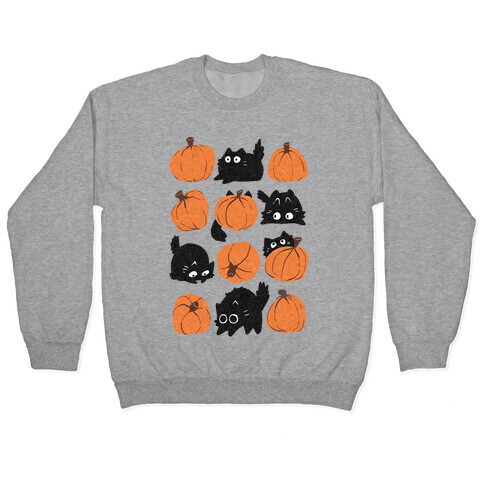 Pumpkin Cats Pullover