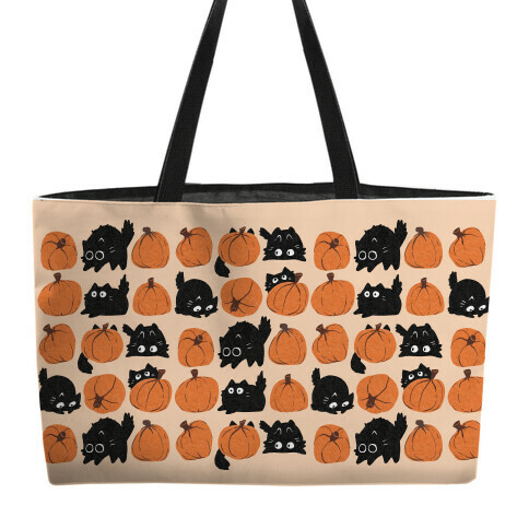 Pumpkin Cats Weekender Tote