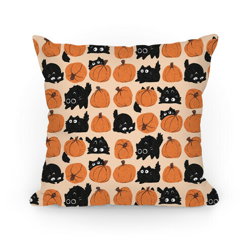 Pumpkin Cats Pillow