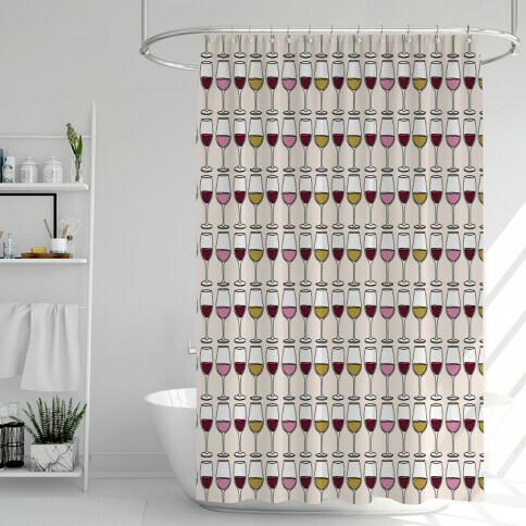 Wine Tasting Is My Cardio  Shower Curtain