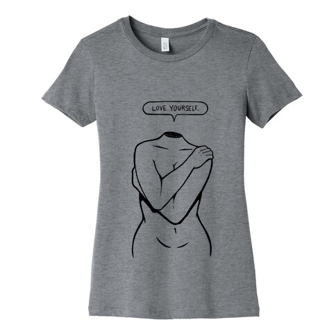 Love Yourself Plus (black) Womens T-Shirt