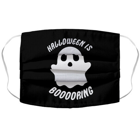 Halloween is Boo-ring Accordion Face Mask