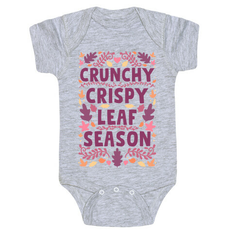 Crunchy Crispy Leaf Season Baby One-Piece