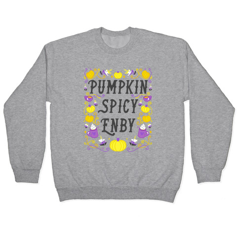 Pumpkin Spicy Enby Pullover