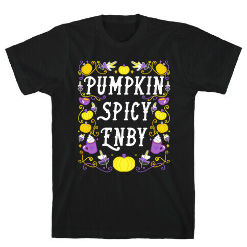 Pumpkin Spicy Enby T-Shirt