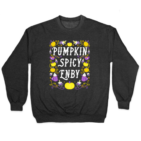 Pumpkin Spicy Enby Pullover