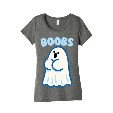 Boobs Ghost Womens T-Shirt