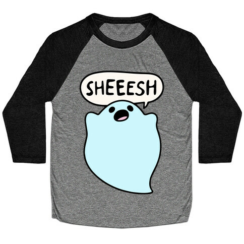 Sheesh Ghost Parody Baseball Tee