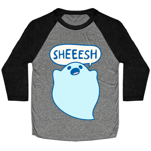 Sheesh Ghost Parody Baseball Tee