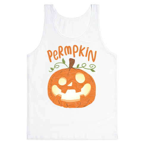 Permpkin Derpy Pumpkin Tank Top