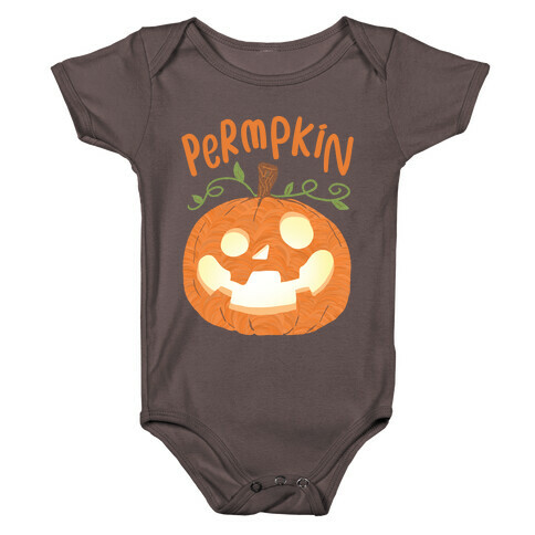 Permpkin Derpy Pumpkin Baby One-Piece