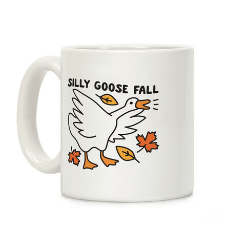 Silly Goose Fall Coffee Mug