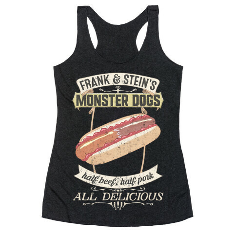 Frank & Stein's Monster Dogs Racerback Tank Top