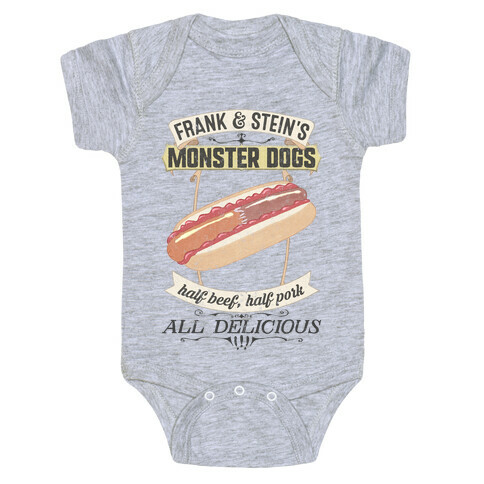 Frank & Stein's Monster Dogs Baby One-Piece